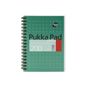 Spirálfüzet, A6, vonalas, 100 lap, PUKKA PAD, "Metallic Jotta"   Spirálfüzet, A6, vonalas, 100 lap, PUKKA PAD, "Metallic Jotta"