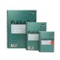   Spirálfüzet, A6, vonalas, 100 lap, PUKKA PAD, "Metallic Jotta"