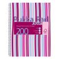 Spirálfüzet, A4+, vonalas, 100 lap, PUKKA PAD "Stripe Jotta"