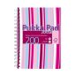   Spirálfüzet, A6, vonalas, 100 lap, PUKKA PAD "Stripe Jotta"