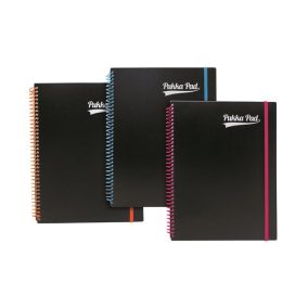 Spirálfüzet, A4+, vonalas, 100 lap, PUKKA PAD, "Neon notepad"   Spirálfüzet, A4+, vonalas, 100 lap, PUKKA PAD, "Neon notepad"