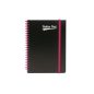 Spirálfüzet, A5, vonalas, 100 lap, PUKKA PAD, "Neon notepad"