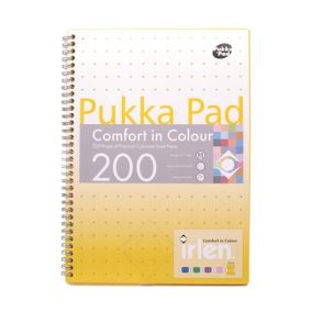 Spirálfüzet, A4, vonalas, 100 lap, PUKKA PAD "Irlen Jotta Gold"   Spirálfüzet, A4, vonalas, 100 lap, PUKKA PAD "Irlen Jotta Gold"