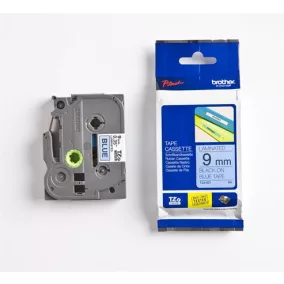   Feliratozógép szalag, 9 mm x 8 m, BROTHER, "TZe-521" kék-fekete