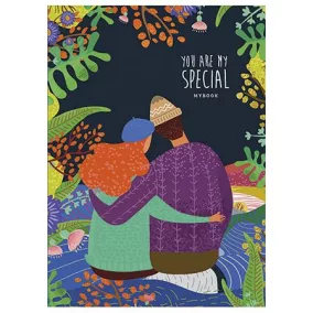   Füzet, tűzött, A5, vonalas és sima, 2x40 lap, SHKOLYARYK "Twin Book Special"