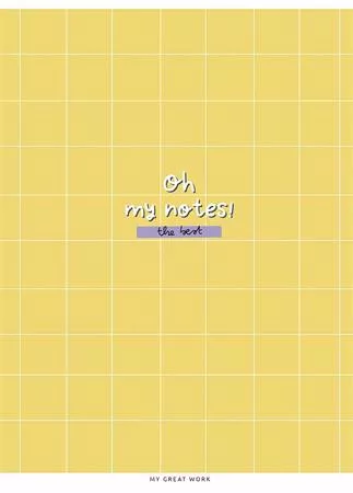 Füzet, tűzött, A5, kockás, 48 lap, SHKOLYARYK "Oh my notes", vegyes