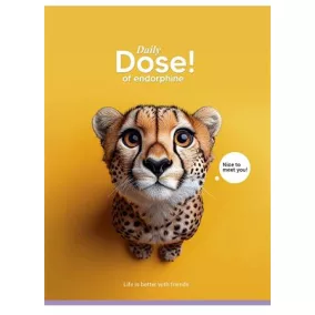   Füzet, tűzött, A5, kockás, 48 lap, SHKOLYARYK "Nice to meet you", vegyes