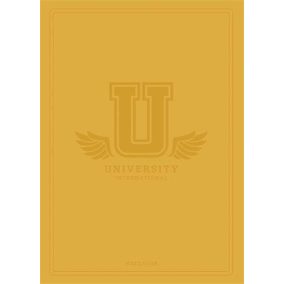   Füzet, tűzött, A5, kockás, 60 lap, SHKOLYARYK "University International", vegyes