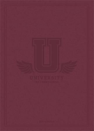 Füzet, tűzött, A5, kockás, 60 lap, SHKOLYARYK "University International", vegyes