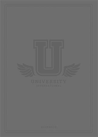 Füzet, tűzött, A5, kockás, 60 lap, SHKOLYARYK "University International", vegyes