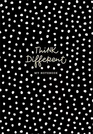 Skiccfüzet, A5, sima, 80 lap, SHKOLYARYK "Think different", vegyes