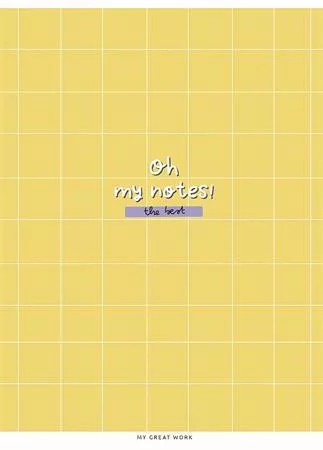 Füzet, tűzött, A5, vonalas, 80 lap, SHKOLYARYK "Oh my notes", vegyes