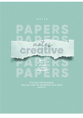 Füzet, tűzött, A4, kockás, 80 lap, SHKOLYARYK "Notes Creative", vegyes