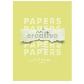   Füzet, tűzött, A4, vonalas, 80 lap, SHKOLYARYK "Notes Creative", vegyes