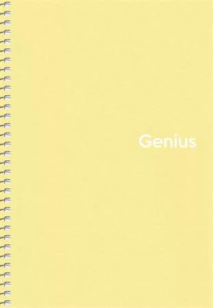 Spirálfüzet, A5, kockás, 80 lap, PP borító, SHKOLYARYK "Genius Pastel", vegyes