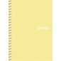 Spirálfüzet, A6, kockás, 80 lap, PP borító, SHKOLYARYK "Genius Pastel", vegyes