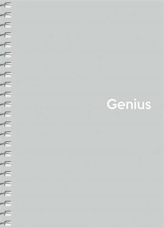 Spirálfüzet, A6, kockás, 80 lap, PP borító, SHKOLYARYK "Genius Pastel", vegyes