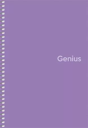 Spirálfüzet, A5, kockás, 80 lap, PP borító, SHKOLYARYK "Genius", vegyes