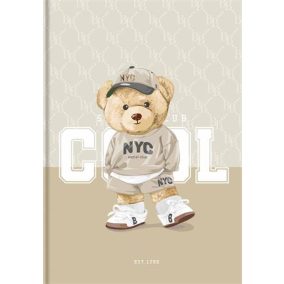   Jegyzetfüzet, A4, kockás, 80 lap, keményfedeles, SHKOLYARYK "Cool"