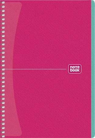 Spirálfüzet, A5, kockás, 80 lap, SHKOLYARYK "Notebook", vegyes