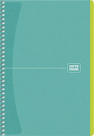 Spirálfüzet, A5, kockás, 80 lap, SHKOLYARYK "Notebook", vegyes