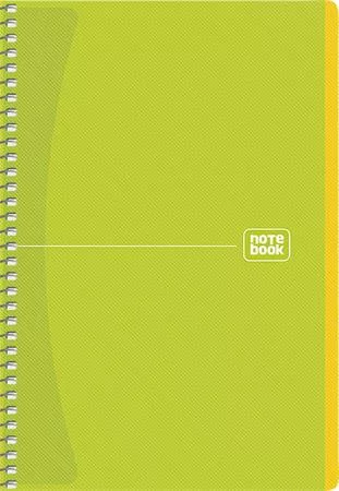 Spirálfüzet, A5, kockás, 80 lap, SHKOLYARYK "Notebook", vegyes