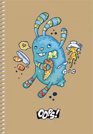 Spirálfüzet, A5, kockás, 96 lap, SHKOLYARYK "Student", vegyes