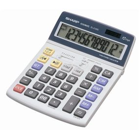 Számológép, asztali, 12 számjegy, SHARP "EL-2125C"   Számológép, asztali, 12 számjegy, SHARP "EL-2125C"