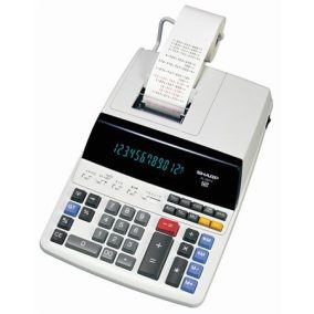 Számológép, szalagos, 12 számjegy, 2 színű nyomtató, SHARP "EL-2607LG"   Számológép, szalagos, 12 számjegy, 2 színű nyomtató, SHARP "EL-2607LG"