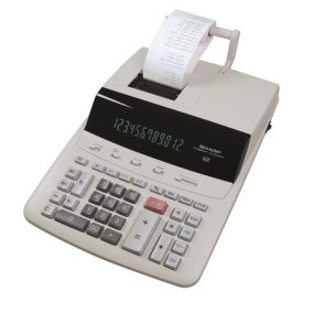 Számológép, szalagos, 12 számjegy, 2 színű nyomtató, SHARP "CS-2635RHGYSE"   Számológép, szalagos, 12 számjegy, 2 színű nyomtató, SHARP "CS-2635RHGYSE"