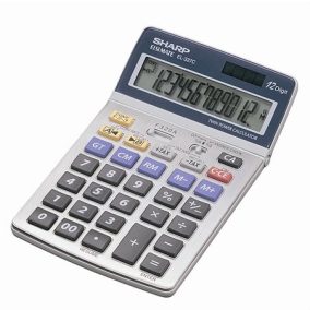 Számológép, asztali, 12 számjegy, SHARP "EL-337"   Számológép, asztali, 12 számjegy, SHARP "EL-337"