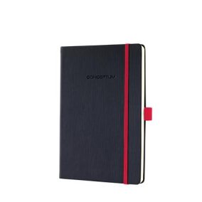 Jegyzetfüzet, exkluzív, A5, kockás, 97 lap, keményfedeles, SIGEL "Conceptum Red Edition", fekete-piros   Jegyzetfüzet, exkluzív, A5, kockás, 97 lap, keményfedeles, SIGEL "Conceptum Red Edition", fekete-piros