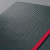 Jegyzetfüzet, exkluzív, A5, kockás, 97 lap, keményfedeles, SIGEL "Conceptum Red Edition", fekete-piros