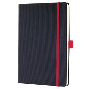 Jegyzetfüzet, exkluzív, A5, vonalas, 97 lap, keményfedeles, SIGEL "Conceptum Red Edition", fekete-piros   Jegyzetfüzet, exkluzív, A5, vonalas, 97 lap, keményfedeles, SIGEL "Conceptum Red Edition", fekete-piros