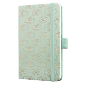   Naptár, A6, heti, 2026, kemény borító, SIGEL "Jolie", Mystic Aquamarin