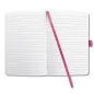   Jegyzetfüzet, exkluzív, 135x203 mm, vonalas, 87 lap, keményfedeles, SIGEL "Jolie", fukszia
