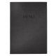 Étlaptartó, A4, keményfedeles, SIGEL „MENU”, antracit
