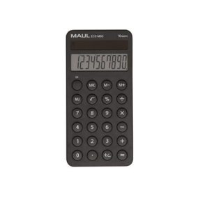Számológép, asztali, 10 számjegy, MAUL "Eco MD 2", fekete   Számológép, asztali, 10 számjegy, MAUL "Eco MD 2", fekete