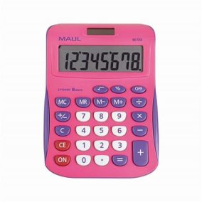 Számológép, asztali, 8 számjegy, MAUL "MJ 550", pink-lila   Számológép, asztali, 8 számjegy, MAUL "MJ 550", pink-lila