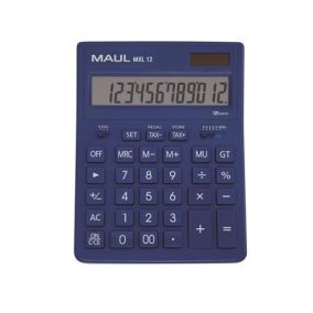 Számológép, asztali, 12 számjegy, MAUL "MXL 12", kék   Számológép, asztali, 12 számjegy, MAUL "MXL 12", kék