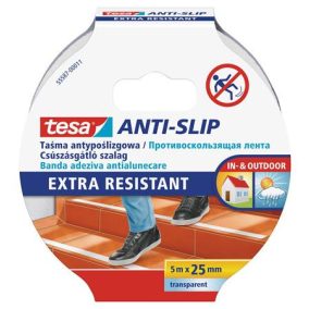   Csúszásgátló szalag, 25 mm x 5 m, TESA "Anti-slip", átlátszó