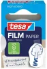 Ragasztószalag, írható, papír, 19 mm x 10 m, TESA "tesafilm®", átlátszó