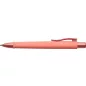   Golyóstoll, 1 mm, XB, nyomógombos tolltest, korallpiros tolltest, FABER-CASTELL "Poly Ball Urban", kék