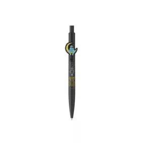   Golyóstoll, 0,8 mm, nyomógombos, ICO "Astronaut", fekete-fekete