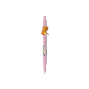   Golyóstoll, 0,8 mm, nyomógombos, ICO "Capybara", pasztell rózsaszín