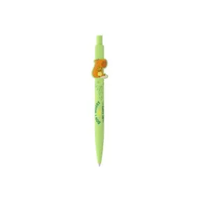  Golyóstoll, 0,8 mm, nyomógombos,  ICO "Capybara", pasztell zöld