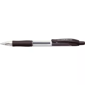   Golyóstoll, 0,7 mm, nyomógombos, PENAC "CCH-3", fekete