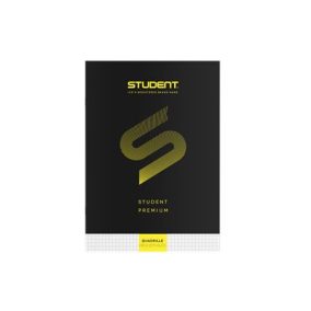 Füzet, tűzött, A4, kockás, 32 lap, ICO "Student Premium", "87-32", fekete   Füzet, tűzött, A4, kockás, 32 lap, ICO "Student Premium", "87-32", fekete