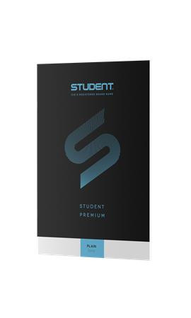 Füzet, tűzött, A4, sima, 32 lap, ICO "Student Premium", "80-32", fekete