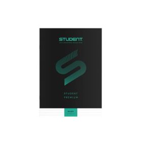   Füzet, tűzött, A4, vonalas, 32 lap, ICO "Student Premium", "81-32", fekete